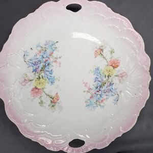 Wildflower finger hole large plate fractured 10.75" Diameter